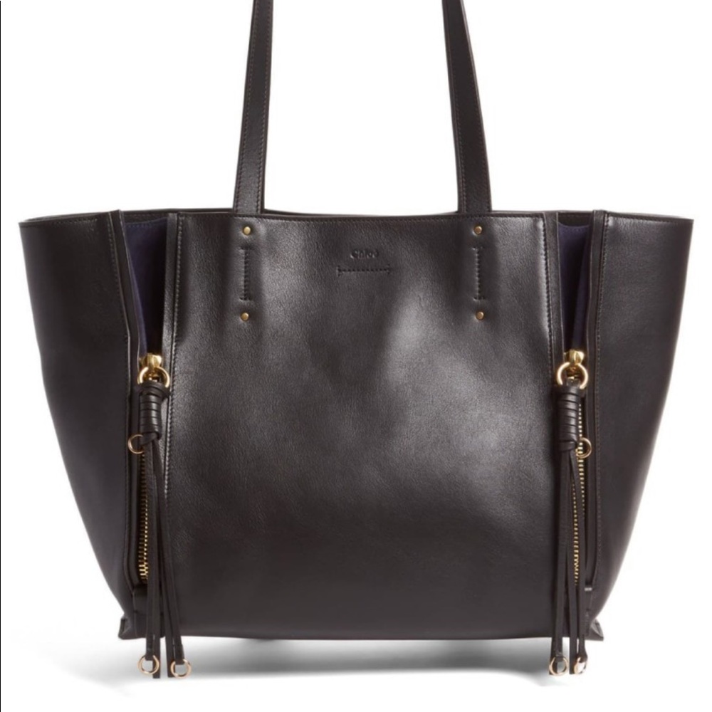 Like new- Chloe Medium Milo Calfskin Leather Tote